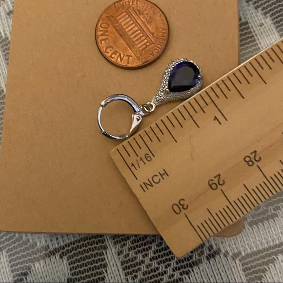 925 Sterling Silver Earrings and Matching Pendant - Picture 7 of 7